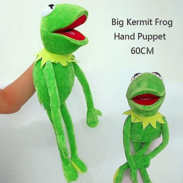 60cm Kermit The Frog Hand Puppet Soft Plush Toy Gift 