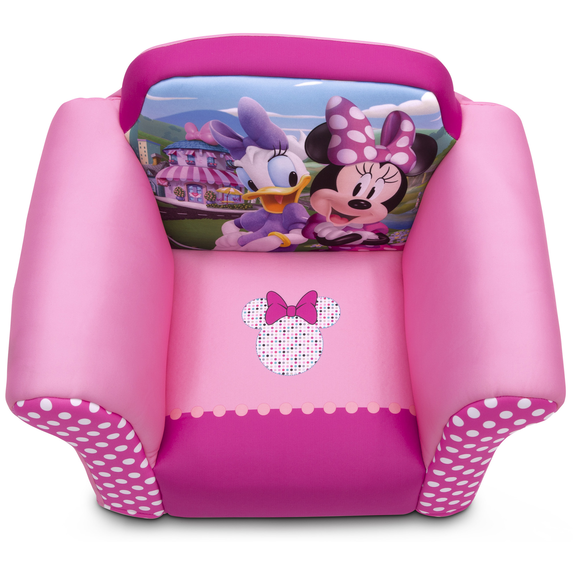 Delta Children Disney Minnie Mouse Kids Upholstered Chair with Sculpted Plastic Frame - image 5 of 6