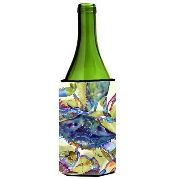 Blue Crab All Over Wine bottle sleeve Hugger