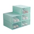 thumbnail image 3 of Soumake Transparent Stackable Dustproof Type Shoes Storage Container Home Decor, 3 of 4
