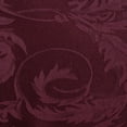 thumbnail image 2 of Ultimate Textile (3 Dozen) Damask Melrose 20 x 20-Inch Cloth Dinner Napkins - Home Dining Collection - Floral Leaf Scroll Jacquard Design, Burgundy, 2 of 2
