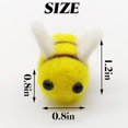 thumbnail image 3 of Materiales para manualidades TIHOOD Bolas de fieltro de lana Abeja x20, 3 of 6