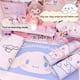 thumbnail image 2 of Alfombrilla de ratón de Anime japonés para dormitorio, tapete de mesa de oficina, teclado de ordenador grande, Kawaii, perro blanco LIUWENJING unisex, 2 of 2