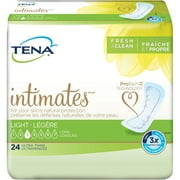 TENA Intimates Ultra Thin Light Pads Long, (1 Case, 96 Each)
