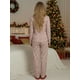 thumbnail image 3 of Set De 2 Pijamas Afelpadas Mujer Unitalla Polar Pantalón Sudadera Ropa Invierno, 3 of 5