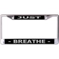 thumbnail image 1 of Cadre de Plaque d'Immatriculation Chromé Just Breath, 1 of 1