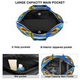 thumbnail image 2 of Rustic Wildflower Sunflower Bag Boho Floral Weekender Duffel, , Lightweight, Autumn-Inspired, 2 of 5