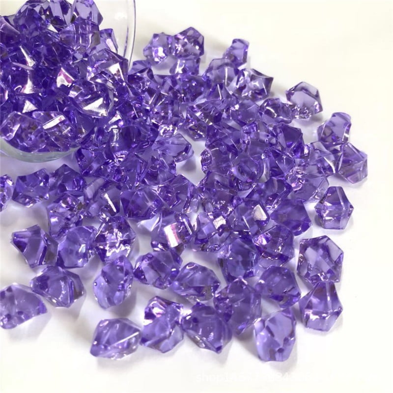 150pcs Acrylic Crystal Ice Rock Stones Aquarium Vase Gems Table Decor 4 Colors 
