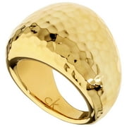 Dawn Stainless Steel Yellow Gold PVD Coated Women's Fashion Ring