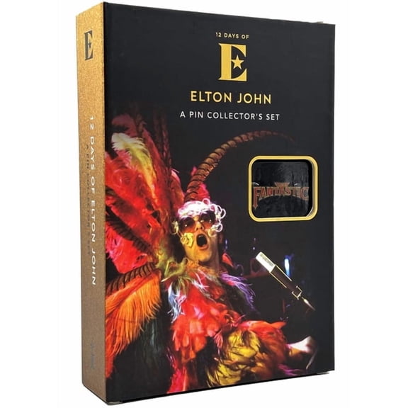 12 Days of Elton John: A Pin Collector's Set, (Hardcover)