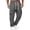 Gray, variant on WIZUTIZ Men's Work Pants Thin Straight Leg Cargo Casual Trousers Multi-Pocket Wear-Resistant Polyester Relaxed Fit for Outdoor Labor Daily Commute Mens Fashion