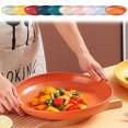 thumbnail image 2 of YOFOKO 6 Pack Bowls Plate, 11 Inches Melamine Dinner Plates, Household Vegetable Plates Large Antifall Round Plates Snack Plates Dining Table Bones Plates Garbage Plates Salad Plates, 2 of 6