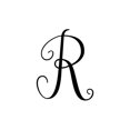 thumbnail image 1 of Precision Metal Art INITIAL-R-24BLK 24 in. Initial Monogram Letter R Steel Laser Cut Wall Art in Matte Black, 1 of 1