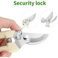thumbnail image 3 of Professional Pruning Shears, Stainless Steel Bypass Manual Shears, Pruning Machine, Garden Shears (8s Pack), 3 of 6