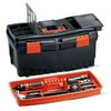 Black & Decker Toolbox With Assorted Tools and Cordless Screwdriver