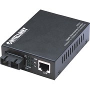 Intellinet Network Solutions Gigabit Ethernet RJ45 to SC, Multi-Mode, 1800 ft. (550 m) Media Converter