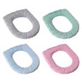 thumbnail image 3 of Xihbxyly Cojín para Asiento de Inodoro, Cómoda Funda Gruesa, Material Fácil de Limpiar, Diseño Universal, para Baño, Cálido y Cómodo En Invierno, Elegantes Opciones de Color., 3 of 7