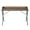 Brown, variant on FurnitureR Computer Desk, 39.4 Inch Gaming Desk with Metal Frame, X-shaped Office Desk Writing Table Workstation for Home, Bedroom, Gaming Room, Apartment, Dorm - Black/Iron