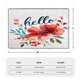 thumbnail image 4 of Flower Hello Daisy Rugs Washable Cover Floor Rug Carpets Bathroom Decorations For Kitchen Bedroom Indoor 36"X24", 4 of 4
