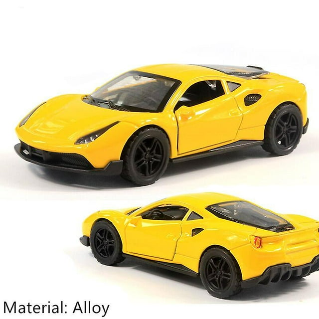 Toy Car Diecast Sports Car Racing Models Niños Juguetes Coches para cumpleaños, 11,11 Feliz Sencillez