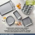 thumbnail image 4 of The Rock Wave Carbon Steel Non-Stick Wave.Tec Ovenware 9" (23cm) Square Dish, 4 of 8
