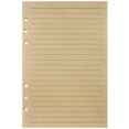 thumbnail image 1 of Papel de repuesto A5, papel artesanal rayado para diario de cuero grande, diario de viajero, insertos de 160 páginas Namotu CZBG-HY111, 1 of 6