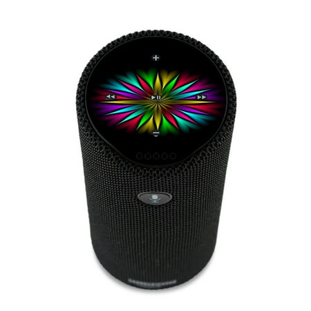 - Skin Decal For Amazon Echo Tap Skins Stickers Cover / Neon Flower Trippy Shape