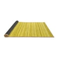 thumbnail image 2 of Ahgly Company Indoor Square Solid Yellow Modern Area Rugs, 8' Square, 2 of 4