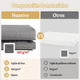 thumbnail image 2 of Cortina Para Baño De Tela Lavable Impermeable Lino 200x200 Xtellar Gris 200×200, 2 of 3