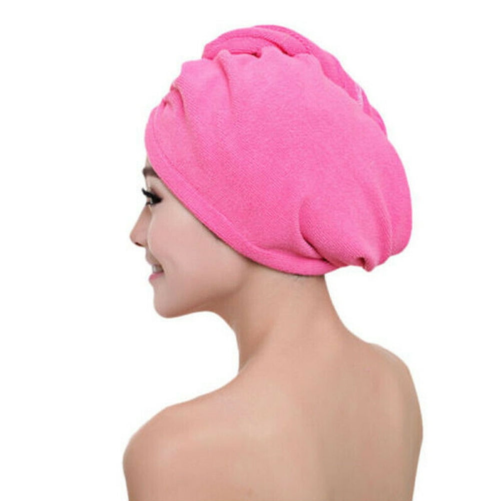 Large Quick Dry Magic Hair Turban Microfibre Hair Wrap Bath Towel Cap Hat 