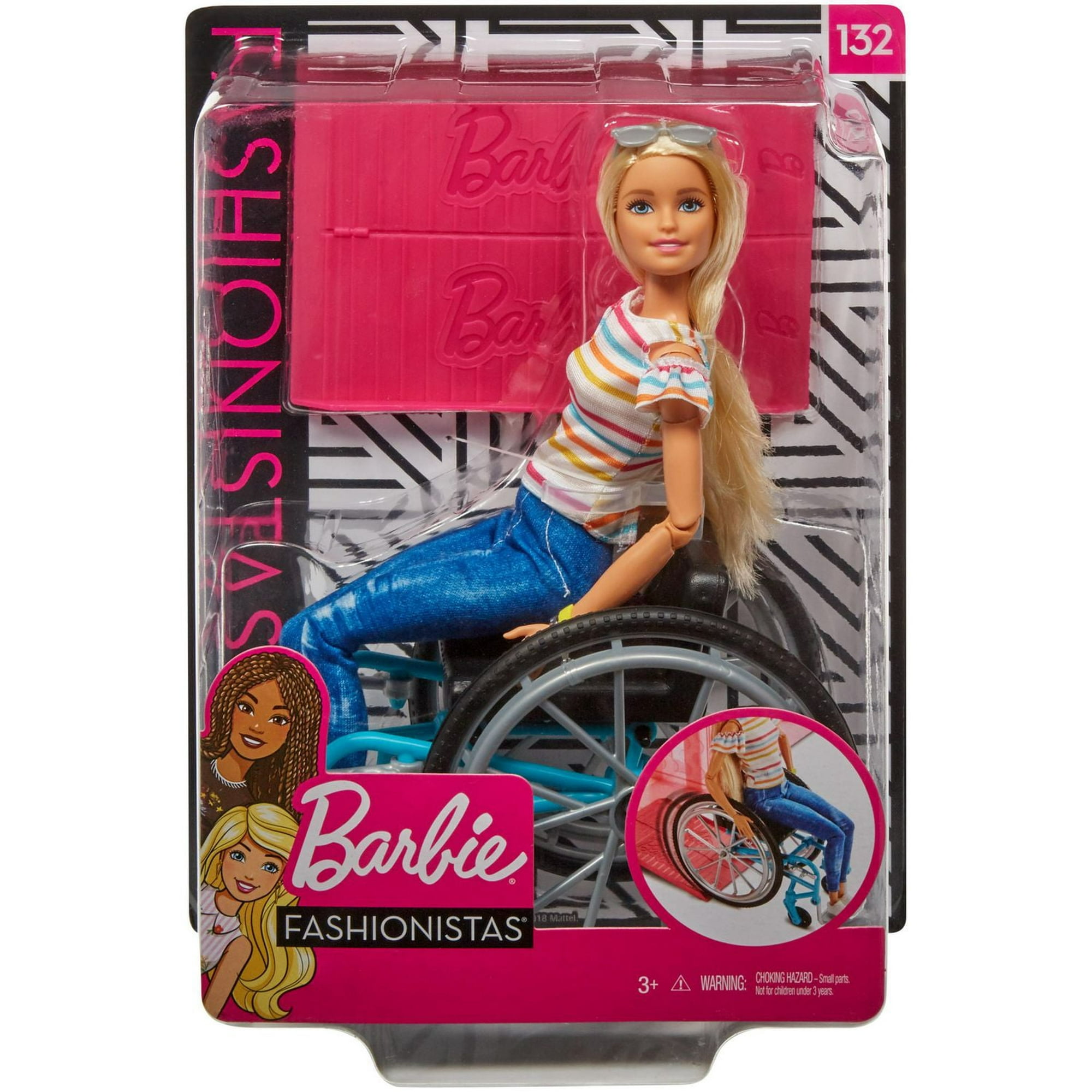 Barbie Wheelchair Argos Barbie Fashionistas Doll, Blonde With