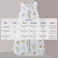 thumbnail image 5 of Sentuca Baby Sleepsacks 0-6 Months, Wearable Blanket 100% Cotton Sleep Sack with 2-Way Zipper for Newborn Infant Baby Boys Clothes, 5 of 5