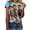 Blue*1, variant on Oversized Graphic Tee Tops for Women Y2K Cute Print Short Sleeve Loose Tshirts Casual Baggy Aesthetic Streetwear