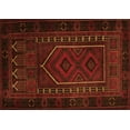 thumbnail image 1 of Ahgly Company Indoor Rectangle Persian Orange Traditional Area Rugs, 7' x 9', 1 of 1
