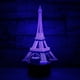 thumbnail image 2 of Luz nocturna LED 3D de la Torre Eiffel de París para dormitorio infantil, 2 of 4