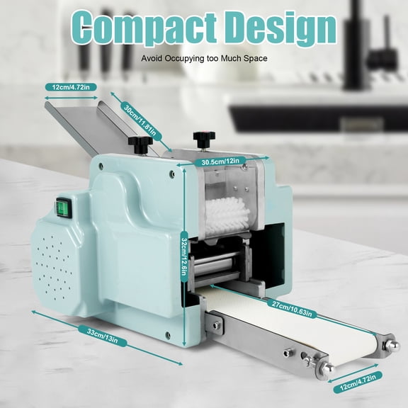 Automatic Dumpling Wrapper Maker, 140W, 60/min, 110V for Skins & More