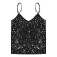 thumbnail image 6 of iiniim Kids Girls Sparkle Sequins Camisole Dancewear Tank Top Spaghetti Straps Vest Tops 2-12, 6 of 7