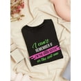 thumbnail image 3 of I Can't Remember If I'm The Good Sister Or The Evil One Women Black T-Shirt, Female x-Large, 3 of 4