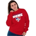 thumbnail image 3 of Dominican Republic Home Plate Base Sweatshirt for Men or Women Brisco Brands L, 3 of 5