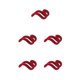thumbnail image 3 of Matsuzay Gancho para colgar ropa de 50 piezas - Antideslizante Ahorro de espacio Fuerte capacidad de carga Multifuncional rojo Type2 NO2, 3 of 6