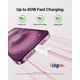 thumbnail image 2 of Cable USB C a USB C, 3 m, 60 W, Belkin BoostCharge, rosa, 2 of 8