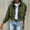 Army Green, variant on MORTTIC Women's Stand Collar Cargo Jacket with Zipper Front & Drawstring Hem Long Sleeve Casual Jacket with Multiple Pockets for Spring/Fall