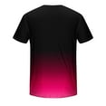 thumbnail image 5 of Rloper-Lop Short Sleeve Sport Shirts for Men Crewneck Gradient Color Tee Tops Fashion Gym Workout Shirts Summer Vacation Outdoor Tees, 5 of 5
