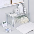 thumbnail image 4 of Clear Acrylic Kitchen Shelf Large Capacity Desktop Storage Rack Clear Acrylic Kitchen Shelf Single Layer Office Desktop File Organizer, 4 of 8