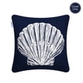 thumbnail image 3 of Throw Pillow Cover 18x18 Inch Navy Marine Organism Shells Decorative Square Cushion Cover for Couch Bed Sofa Indoor Furniture, 3 of 7
