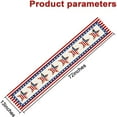 thumbnail image 4 of 4th of July Table Runner Decorations for Home Patriotic Memorial Independence Day Decoration Linen Table Runners 13x72inch, 4 of 5