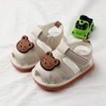 thumbnail image 2 of Linfrsh Baby Girls Boys Sandals Rubber Soft Sole Toddler First Walking Shoes Outdoor Summer Beach Shoe(Beige,6-9 Months), 2 of 7