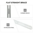 thumbnail image 4 of Guangmc Stainless Steel Corner Shelf Bracket Wall Hanging for Shelves - 2pcs, 4 of 5