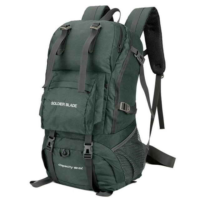 Sac à Dos de Camping et de Randonnée 45 L Grande Capacité Sac d'Alpinisme Imperméable Sac à Dos de Voyage