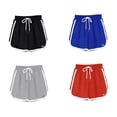thumbnail image 1 of 4pzs Shorts Casuales Para Mujer Deportivo Negro y gris y azul y rojo Talla: M, 1 of 3